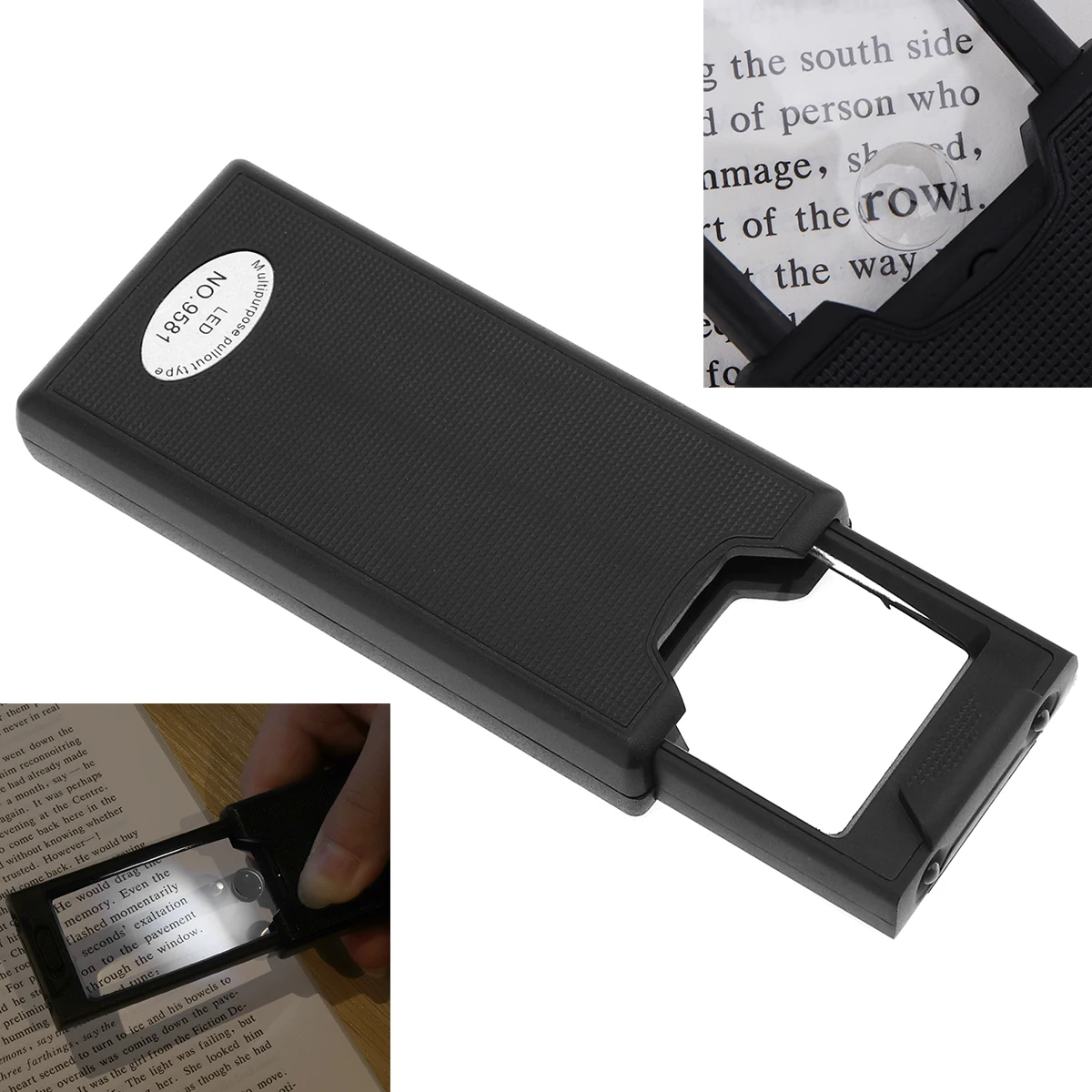 

2.5X 45X Foldable Scale Magnifier LED Illumination Light Printing Magnification Lupa Optical Lenses Magnifying Glass Home Tools