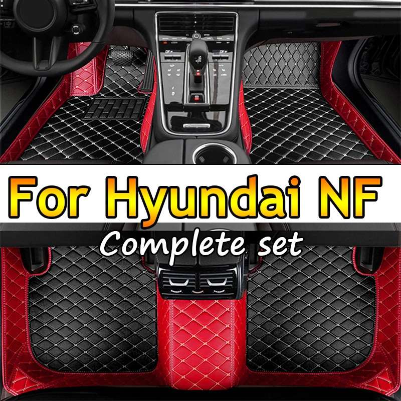 

Car Floor Mats For Hyundai NF Sonata Embera Sonica CNG 2004~2009 Mat Covers Rug Leather Carpet Interior Parts Car Accessories