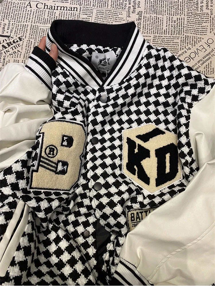 

Женская винтажная куртка-бомбер с длинным рукавом и надписью