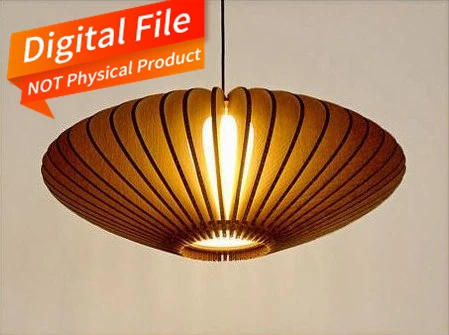 

Turbina Water Lamp Template Laser Cut Vector Files Layouts Model CDR/DXF/SVG Files for CNC Laser Cut