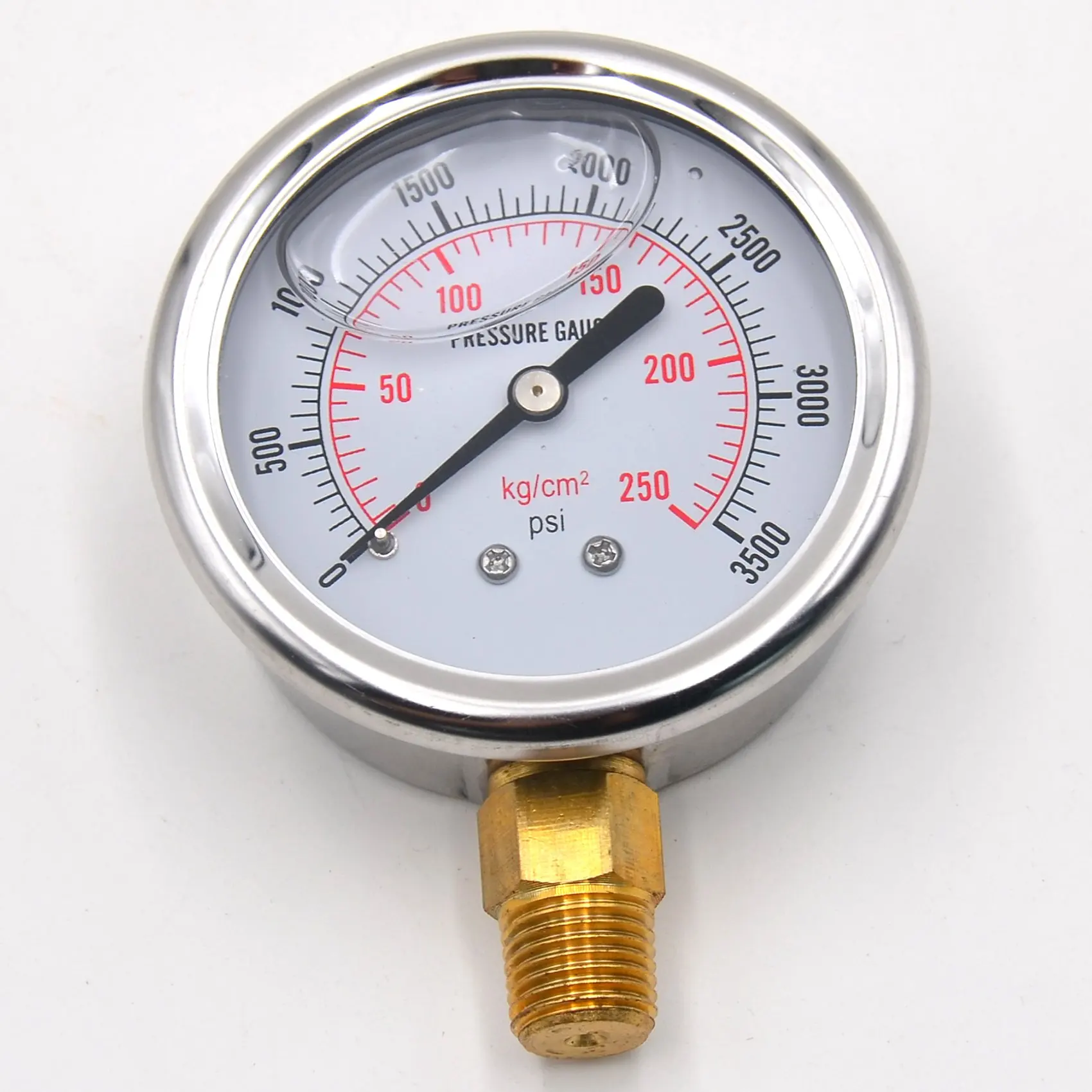 

1/4 NPT Автомобильный манометр для масла, модель модели 0-3500 PSI