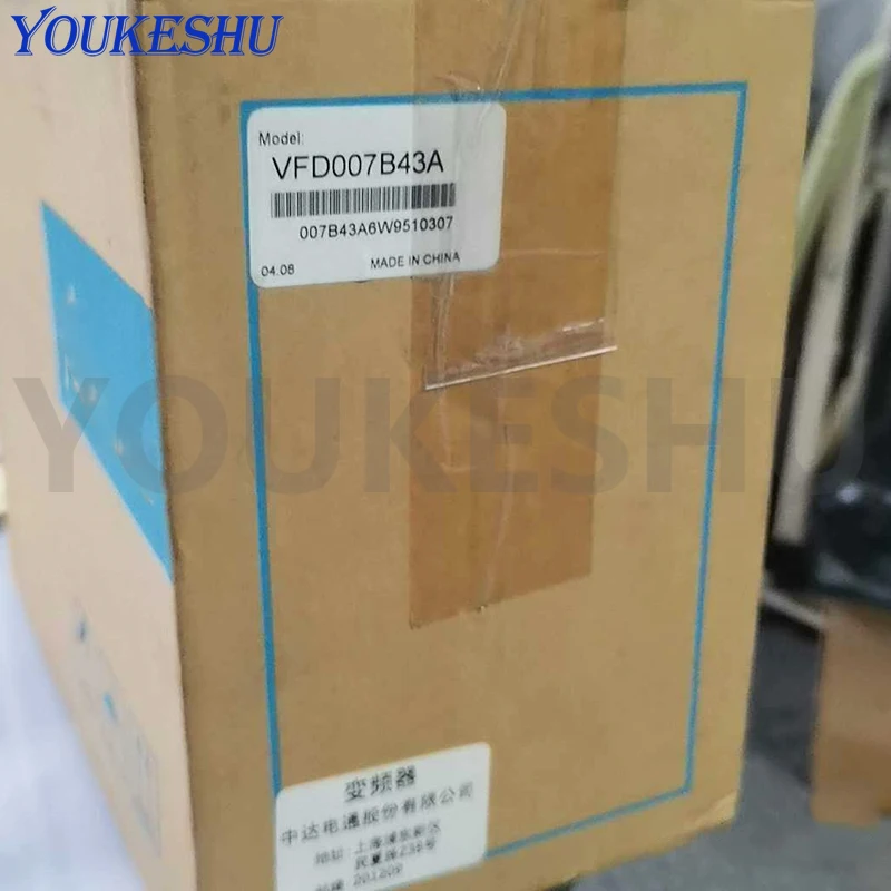 Новый оригинальный VFD007B43A VFD-B 380 В 750 Вт 1 л.с. 2 7 А 400 Гц точечный инвентарь