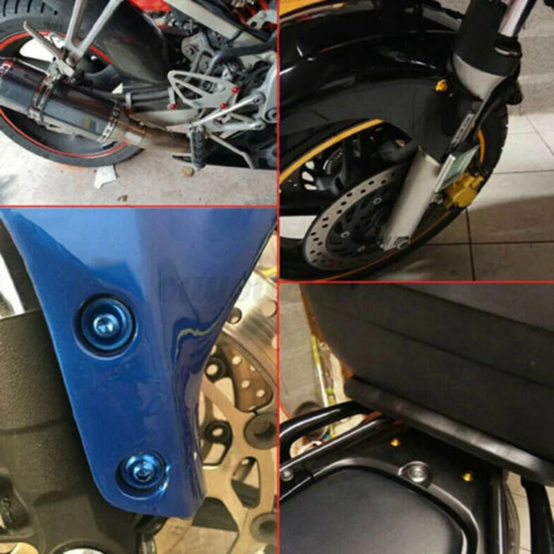 158 шт. универсальные болты для мотоцикла Yamaha YZF R1 R6 R3 2004- 2008