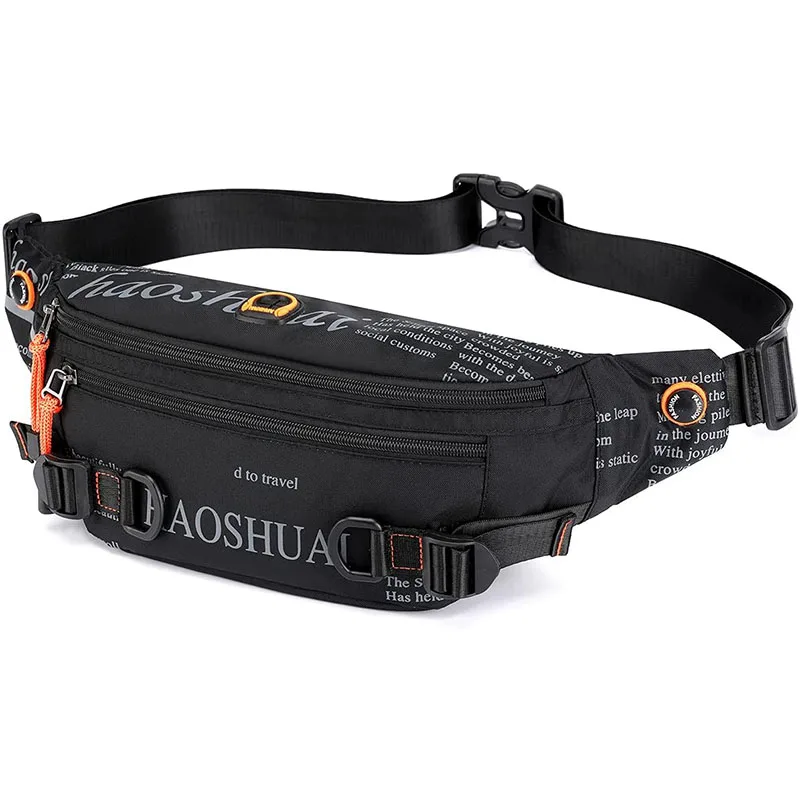 

Bag Teenager Phone Sling Bags Fanny Shoulder Male Belt Men For Running Pack Unisex Cycling Pouch Casual Outdoor Waist