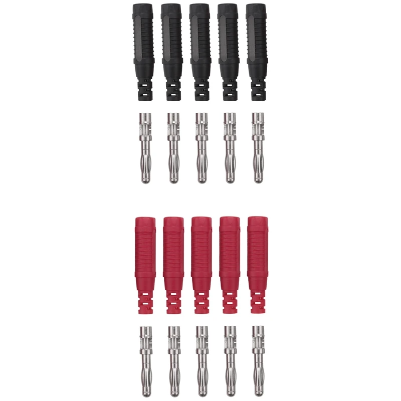 

10 шт., штекеры типа «банан», 4 мм