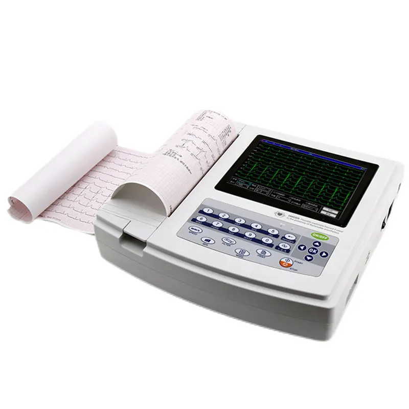 

Contec Brand In Stock !! Touch Screen Analysis Electrocardiogram 12 Channel Holter EKG ECG Machine