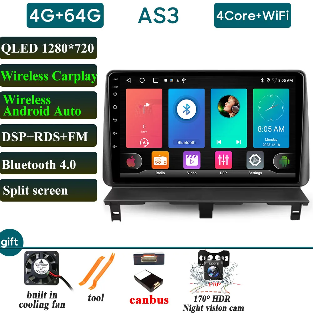 

Автомобильный радиоприемник Carplay для Peugeot Partner 1 2002-2008 Partner Origin 1 2008-2011, GPS, Android, авто, мультимедийный плеер, стерео без 2din