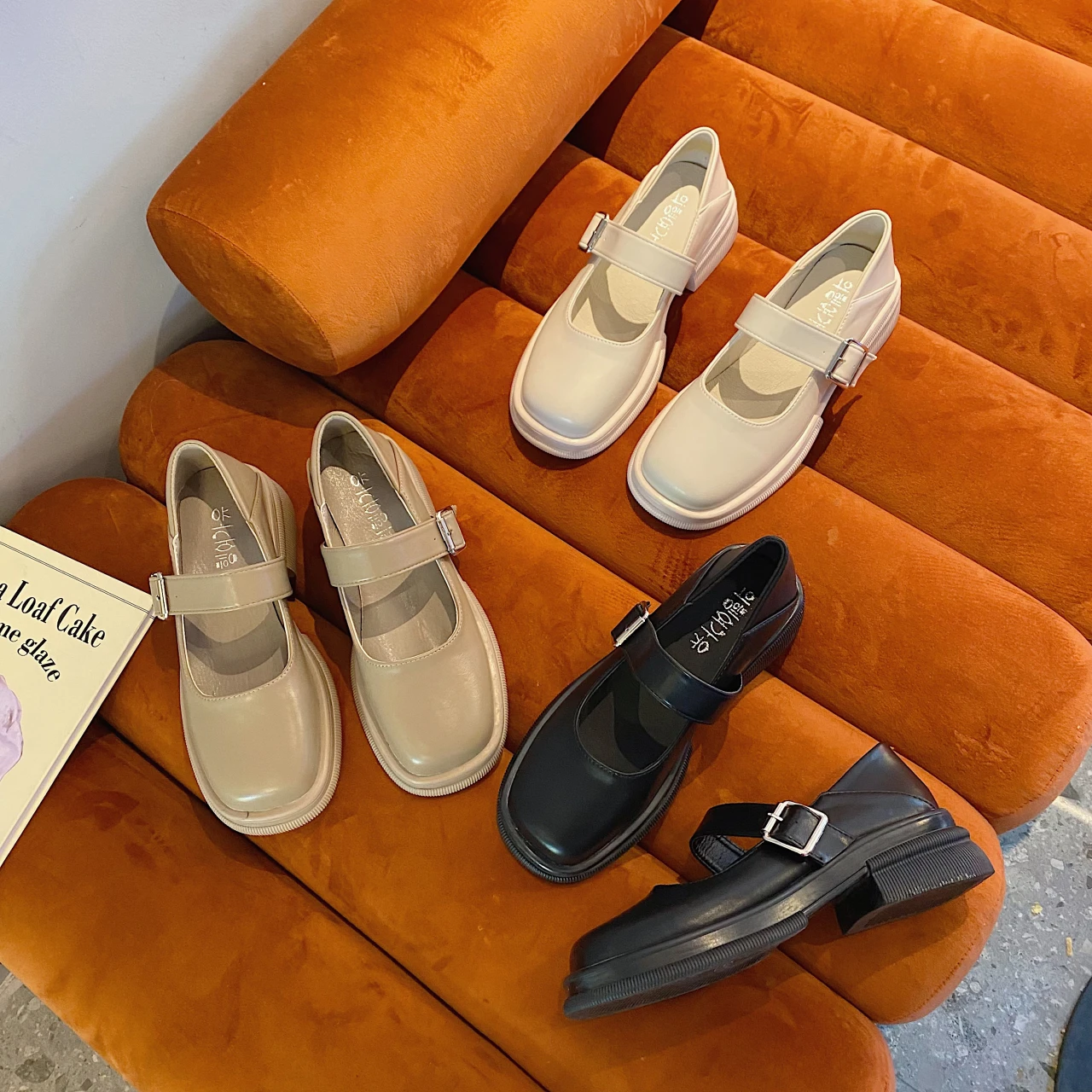 

Женские туфли-оксфорды на низком каблуке, с квадратным носком