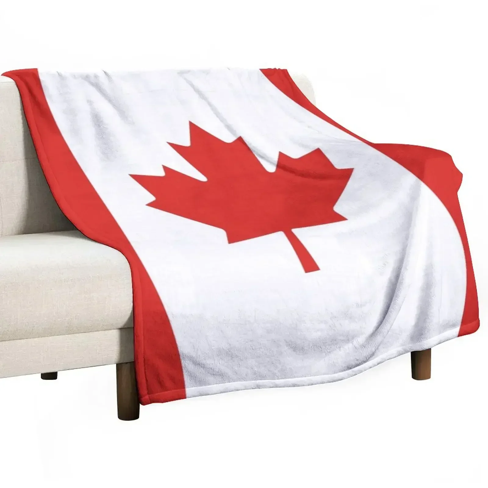 Одеяло с флагом Канады пляжные мягкие плюшевые плед-одеяла