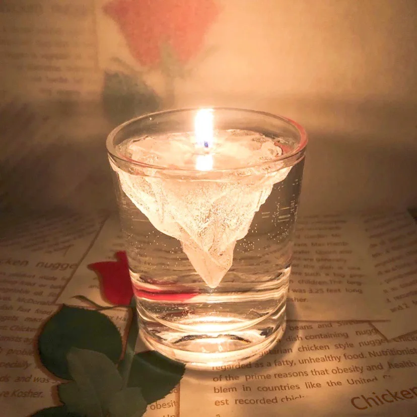 

Свечи DIY материал воск креативный соевый воск плавающий Iceberg набор Ароматических Свечей Подвесной воск Ароматизированная свеча романтичес...