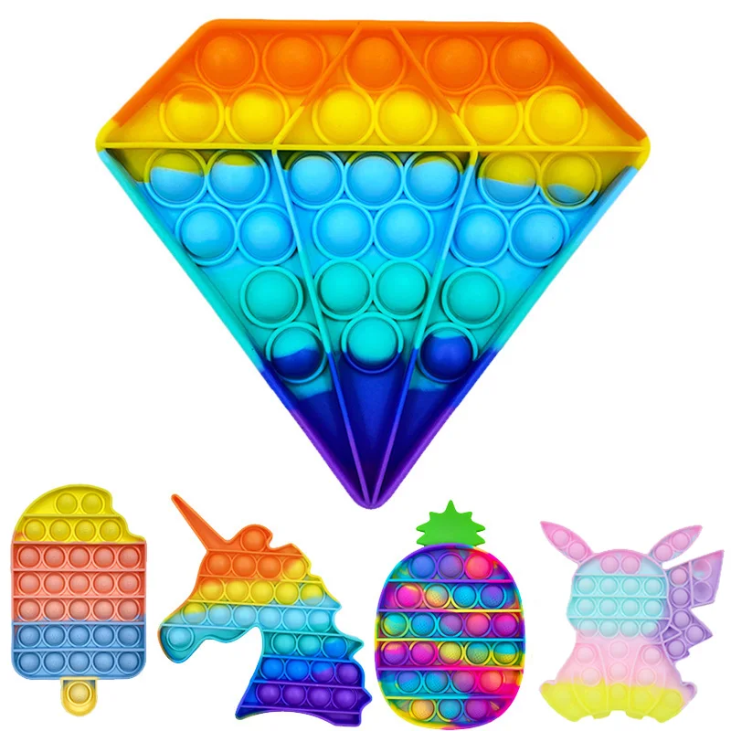 

Push Bubble Sensory Fidget Toy Autism Anti Stress Reliever Toys Adult Child Funny Anti-stress