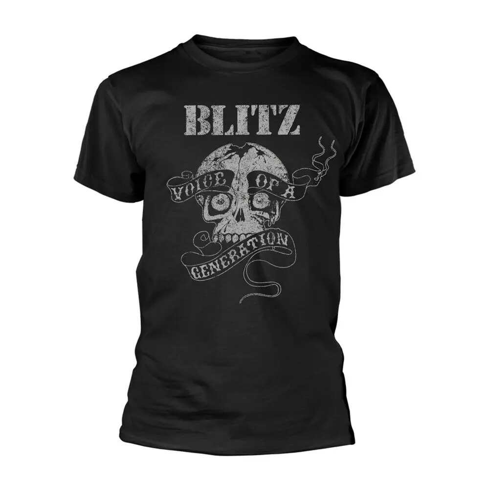 

Официальная Мужская футболка Blitz Voice Of A Generation (черная), унисекс