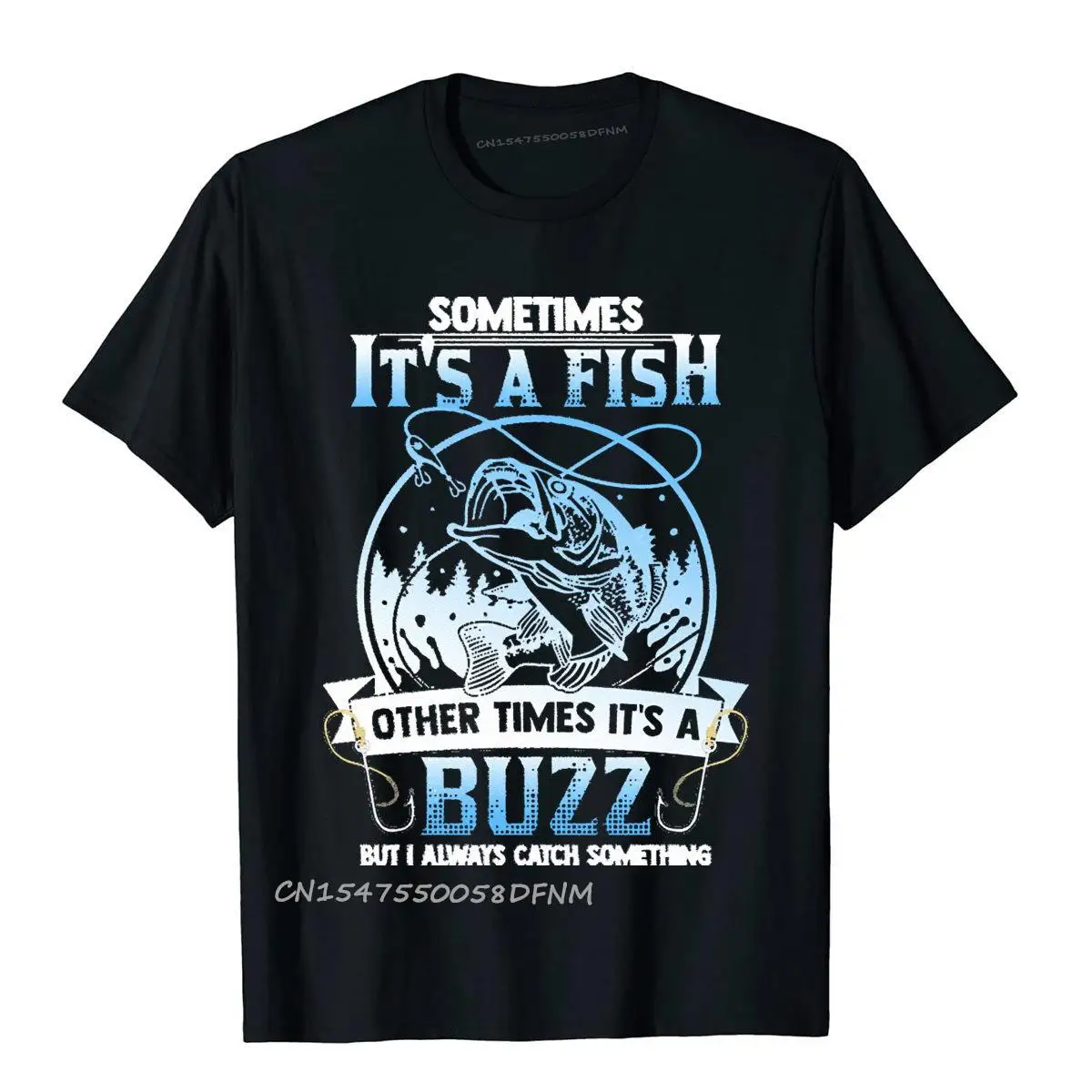 

Popular Men Top T-Shirts Premium Cotton Sometimes Its Fish Fishing Lovers Tops & Tees Youthful