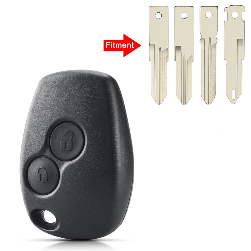 

KEYYOU 10x2 3-кнопочный чехол для дистанционного ключа автомобиля для Renault Dacia Modus Clio 3 Twingo Kangoo Nissan 2 Duster Logan Fluence