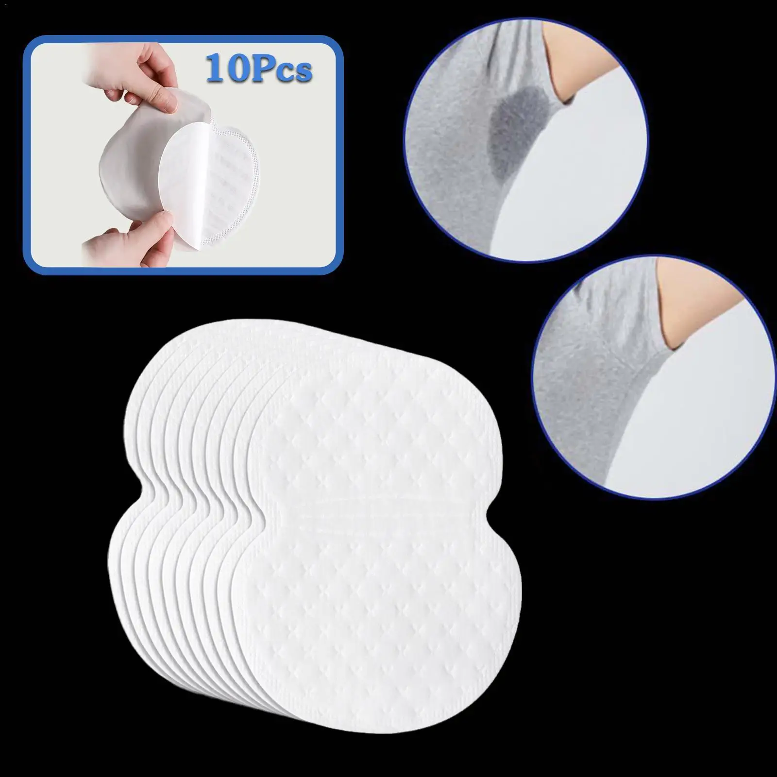 

50pcs Summer Armpit Sweat Pads Underarm Deodorants Stickers Absorbing Disposable Anti Perspiration Patch Wholesale