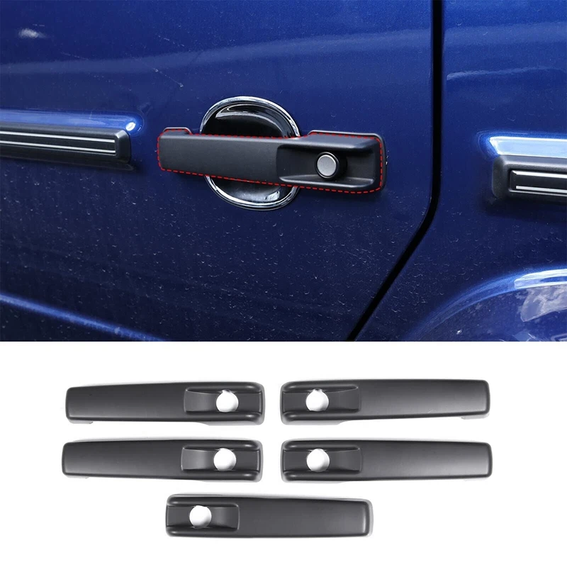 

Car Matt Black Exterior Door Handle Cover Trim For Mercedes Benz G Class W463 W464 G65 G55 G63 G500 G550 G350 2004-2021 Parts