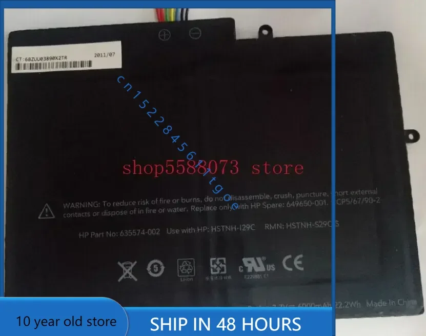 Новые оригинальные аккумуляторы для HSTNH-I29C TouchPad 10 635574 -001 HSTNH-F29C-S HSTNH-S29C-S 649650 3 7В