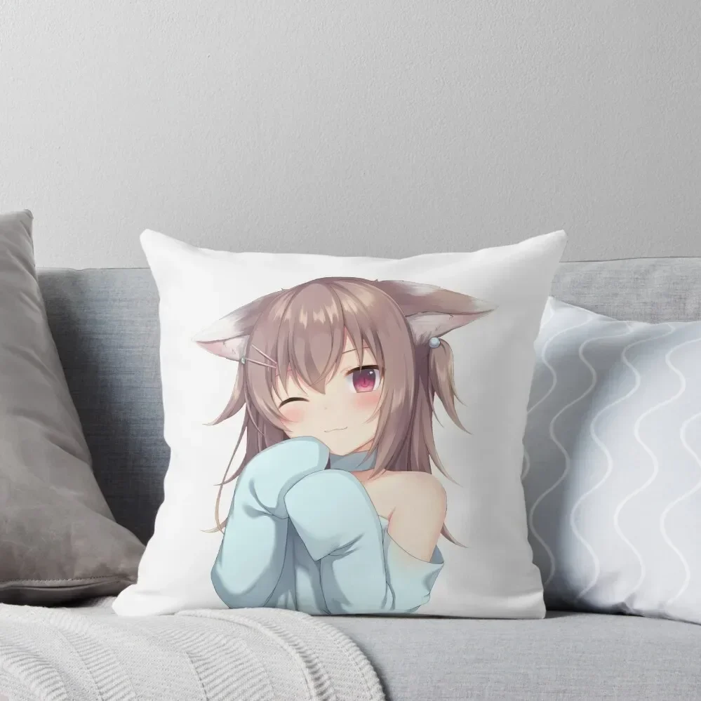 Милые наволочки для диванных подушек с изображением кошки девушки дивана