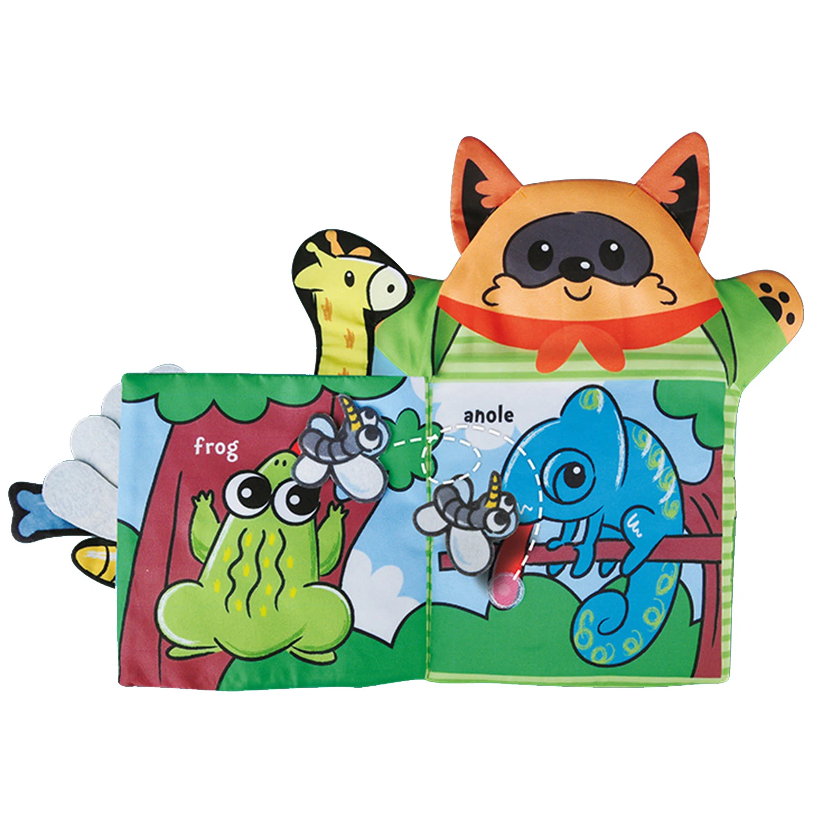 

Montessori Busy Book Hand Puppet Toddler Quiet Books 2 In 1 Touch And Feel Cloth Busy Book For Education Learning Toys Travel To
