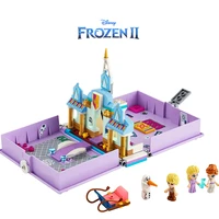 fit 43175 disney frozen elsa anna story book building block princess bricks toys friends kid diy girl birthday gift set