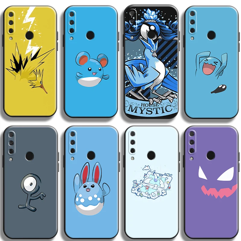 

Pokémon Bandai Anime Phone Case For HUAWEI Honor 8X 9X 9 Lite 10 10X Lite 10i 9A Funda Coque Shell Soft Black ShockProof Back