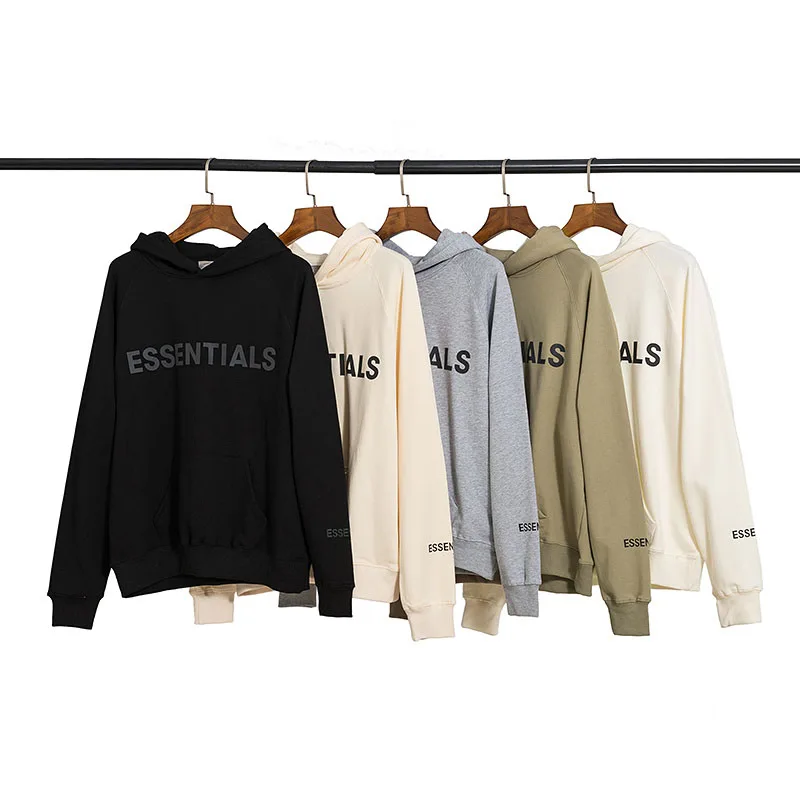 

2021 Essentials New Collection Logo Printed Women Men Hooded Sweatshirt Hoodies Hiphop Oversized Men Hoodie Winter Pullover