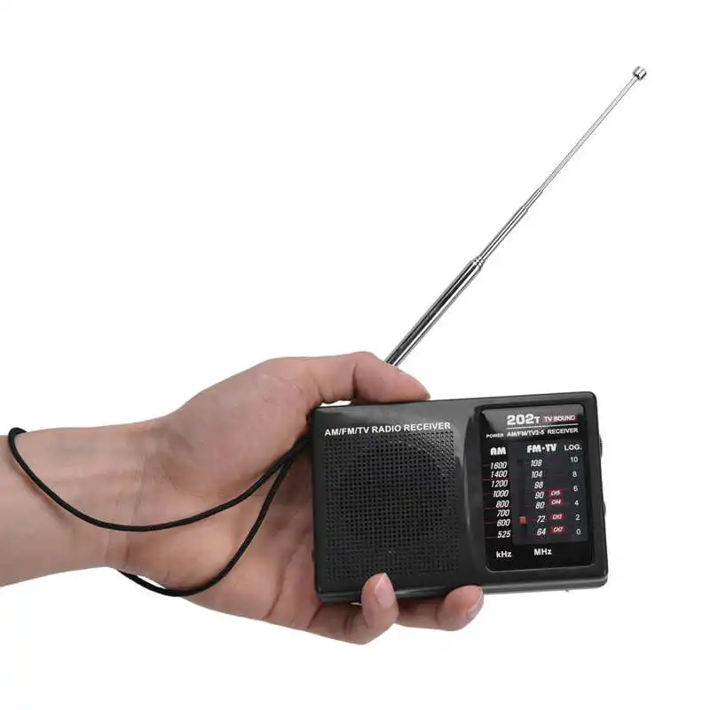 

Gereedschap FM AM Radio Portable Pocket Manual Tuning Radio with External Headphones Plug for Indoor Outdoor Office