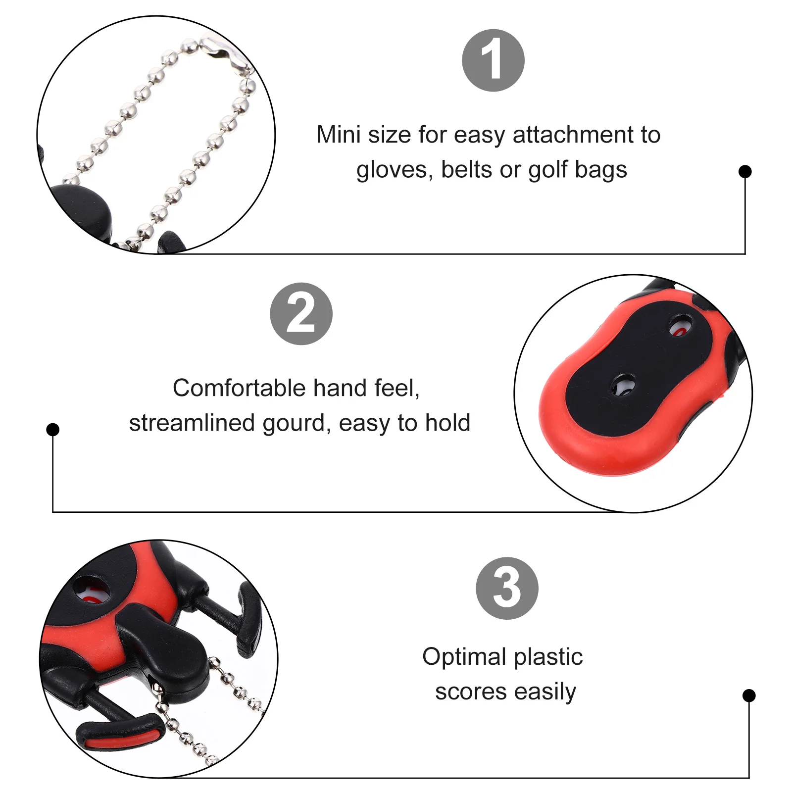 Клацаровщик для гольфа счетчик бомбардира устройство очков в гольфе инструмент