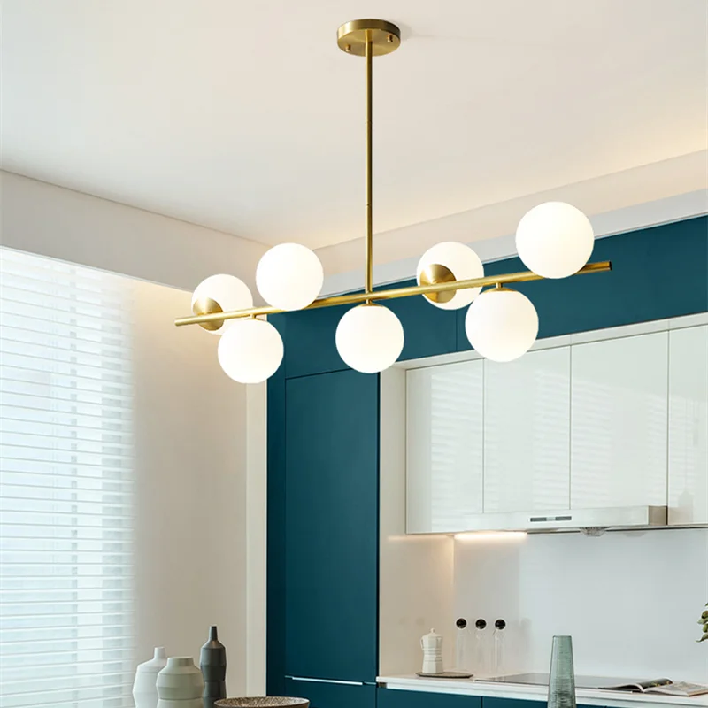 

LED pendant lamp Nordic Magic Bean For Living Dining Room Bedroom Loft Kitchen Glass Indoor Lighting Fixtures Home Decor E27