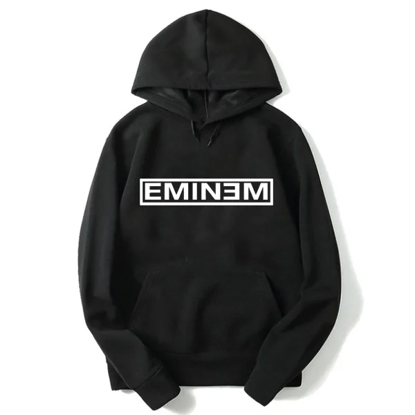 

Толстовка с капюшоном EMINEM для мужчин и женщин, Свитшот певец в стиле хип-хоп, индивидуальный принт, большие размеры