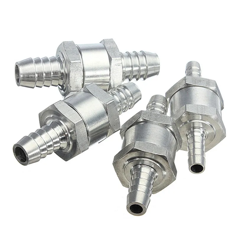

General Automobile Aluminum Alloy Fuel One-way Check Valve 6/8/10/12mm Gasoline Diesel Return Check Valve Fit For Carburettor