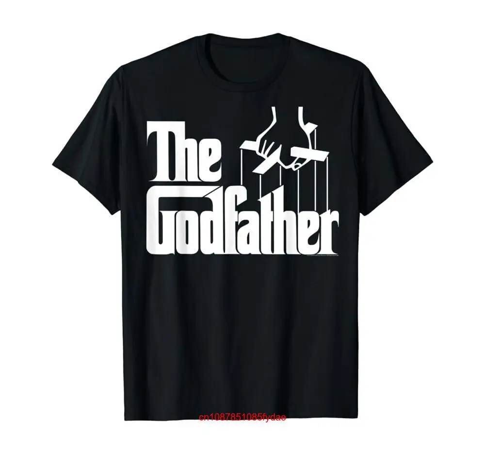 Оригинальная белая футболка с логотипом крестного отца длинным или коротким