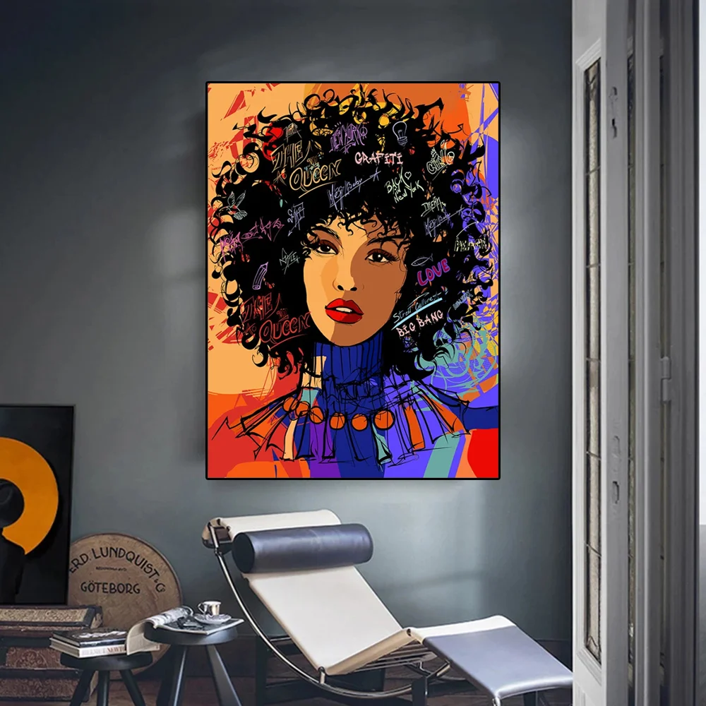 Картина на холсте для африканских женщин постер с изображением сексуальной