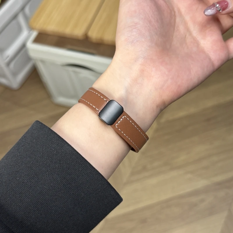 Магнитный кожаный ремешок для HUAWEI Band 1111 Pro, аксессуары, спортивный браслет, ремешок для Huawei Smart Band 8, 9, 10, NFC-ремешки (art.: 3920d93cf6ced) - 3920d93cf6ced