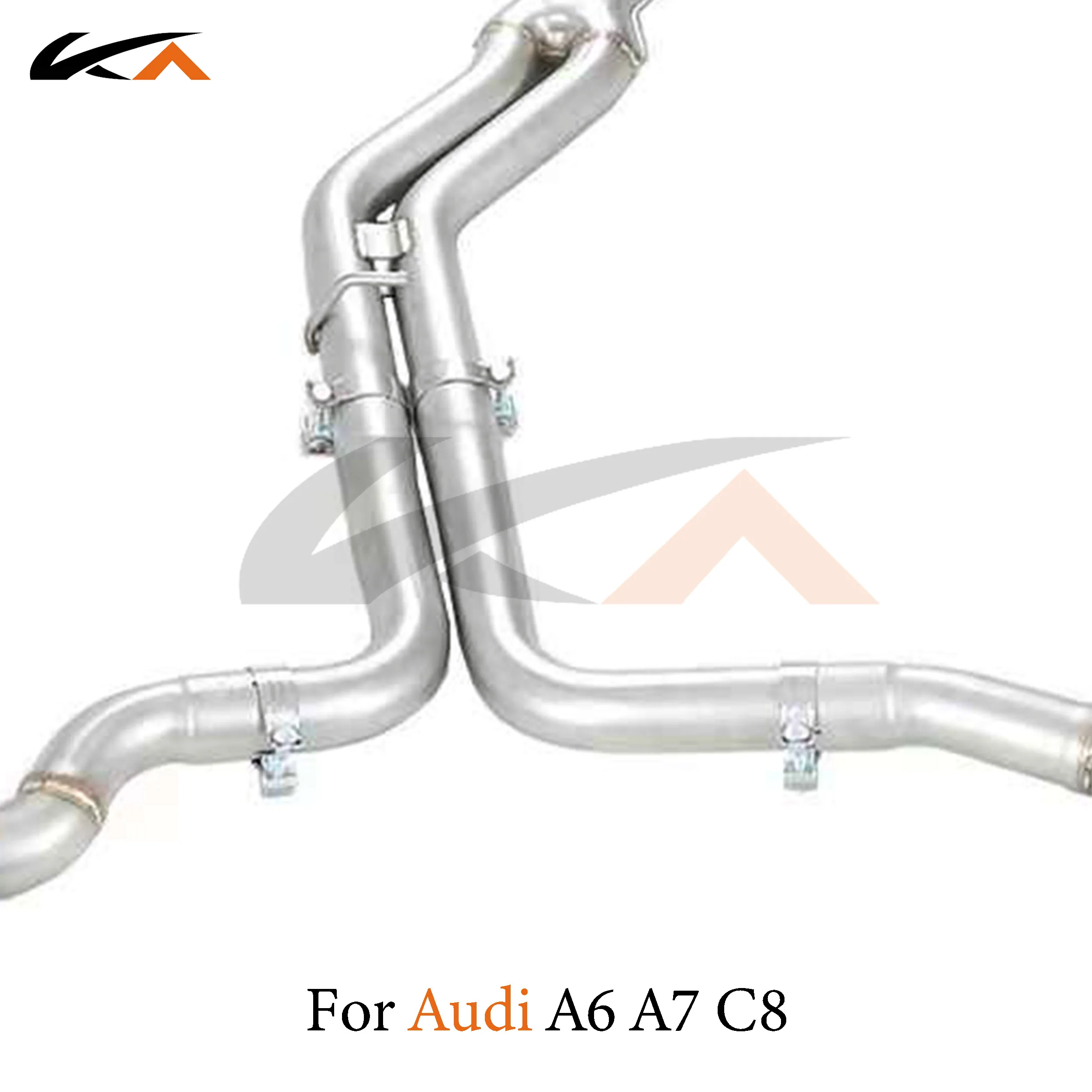 Система выхлопных газов KA Стальная Задняя часть для Audi A6 A7 C8 3 0 T