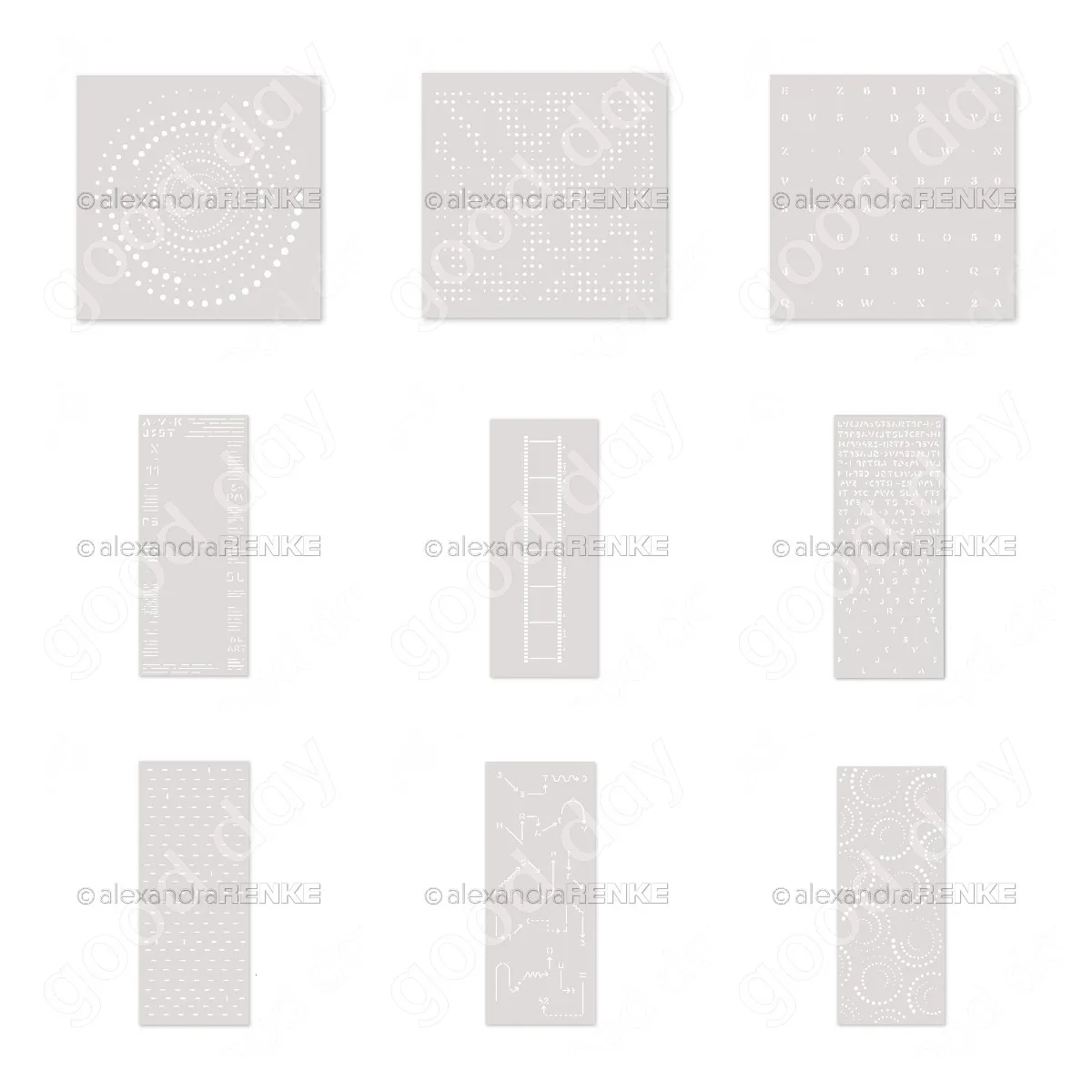 Новое поступление 2022 квадратный трафарет для фотосъемки альбом скрапбукинга