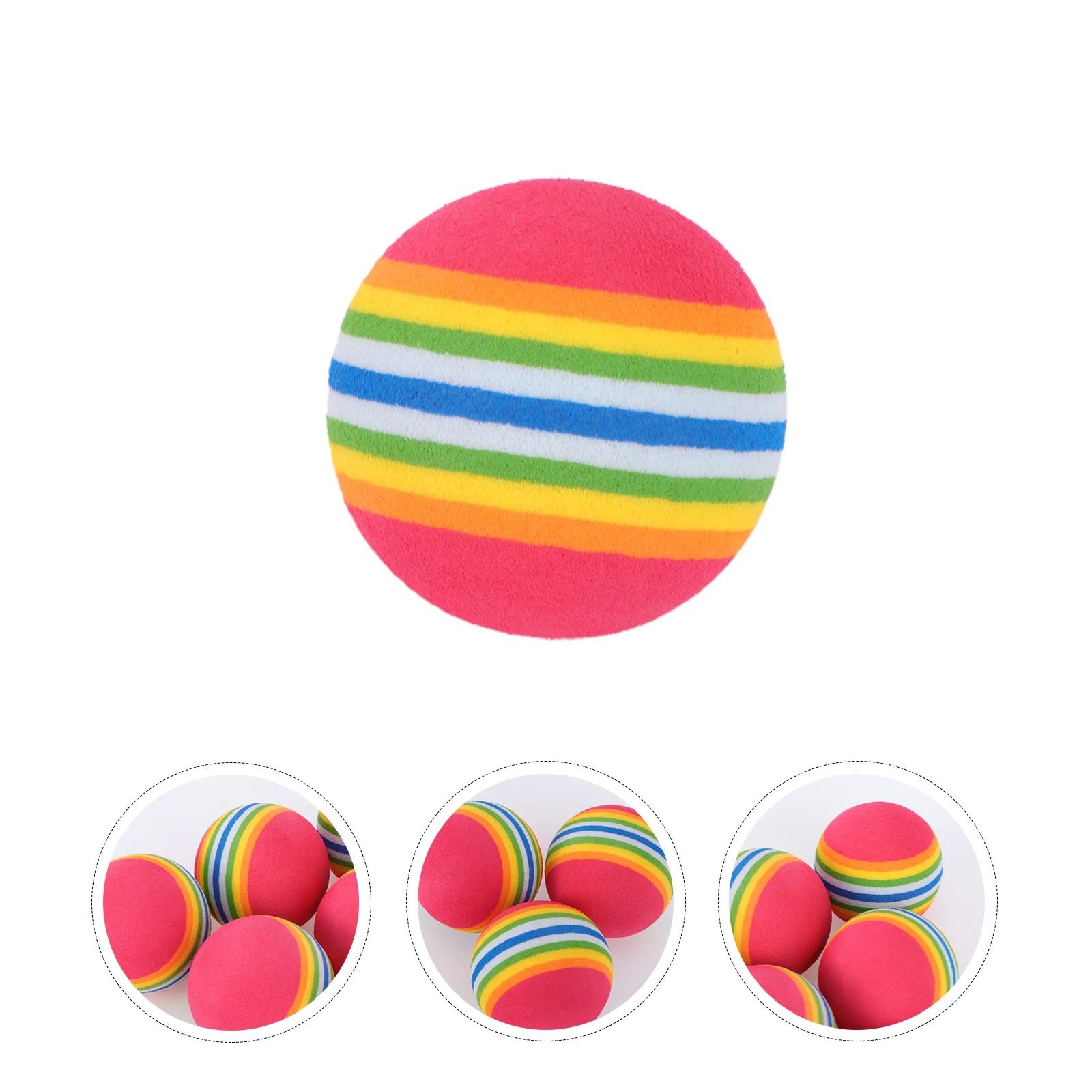 

Мяч-Тренировка Toyplastic Play Cat Spongeset Bulk перфорированный мягкий эластичный дальномер для вождения