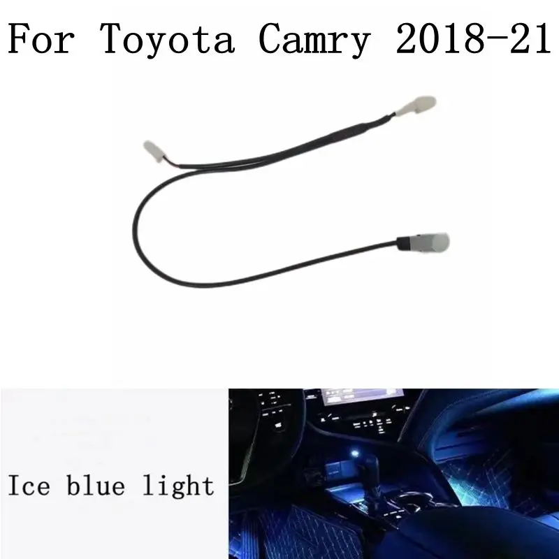 LED Car Interior Water Cup Storage Box Lamp Atmosphere Decorative Light Ambient Light For Toyota Camry 2018 2019 2020 2021