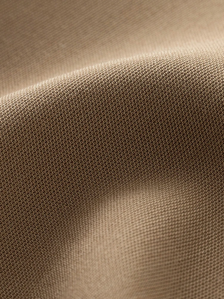 Шорты женские летние коричневые плиссированные с высокой талией 24FS12903