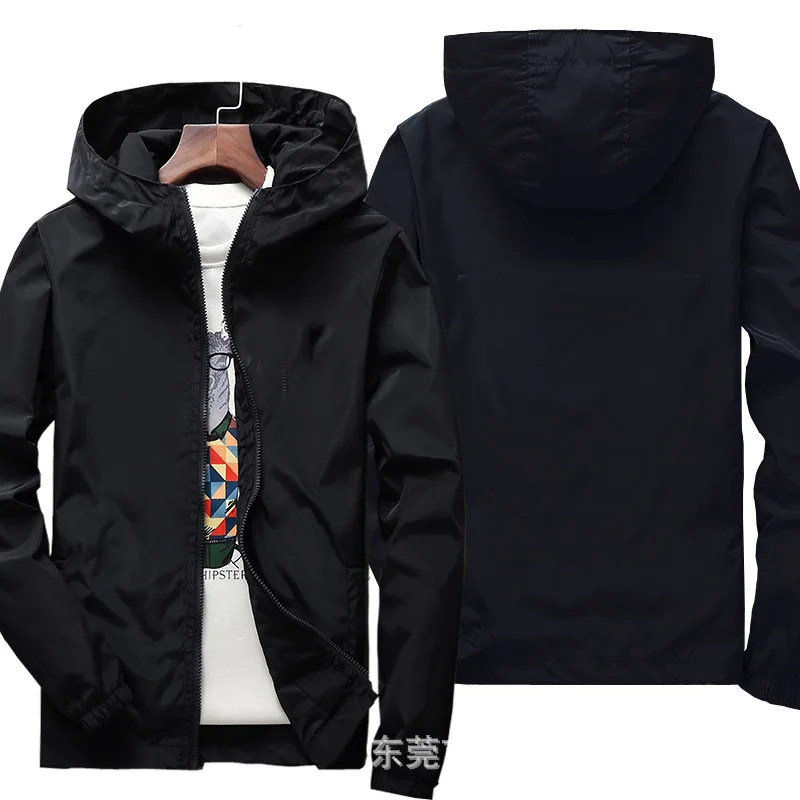 

Spring Car Logo Men Motorcycle Jacket Casual Windbreaker Sports Zipper Thin Jacket Sunscreen Hoodie Pilot coat