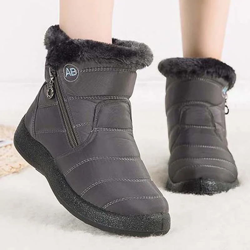 

2022 New Boots Women ComfortableSoft Shoes Woman Zipper Women Shoes Fashion Ankle Boots Flat Casual Botas Mujer Winter Footwear