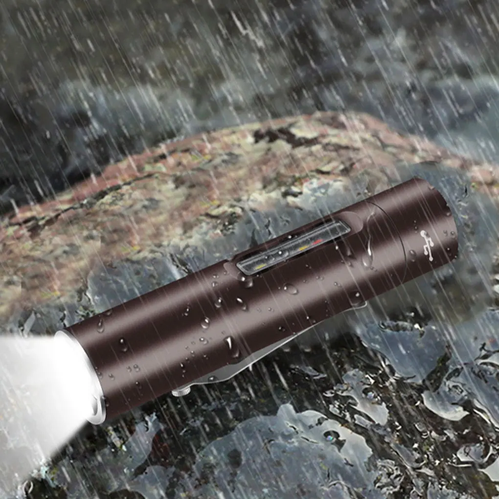 

Flashlight Portable Torch Waterproof Lantern Warning Light Bright Lamp