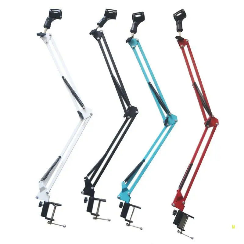 

Microphone Stand Desk Adjustable Compact Microphone Suspension Boom Scissor Arm F19E