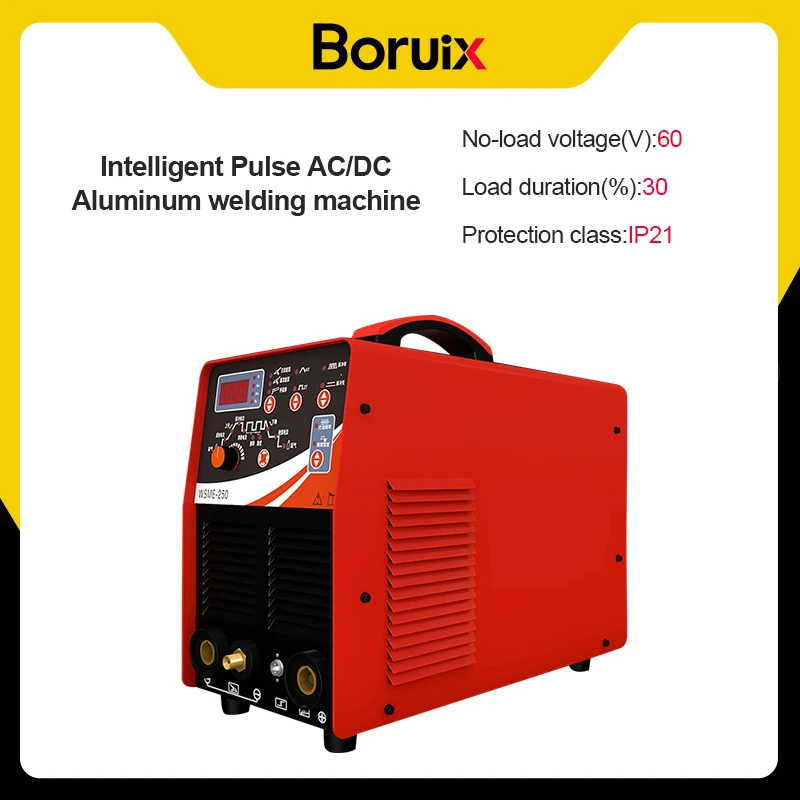 

Intelligent 220V/380V Aluminum Welding Machine 250 Aluminum Dedicated AC DC Pulse Square Wave Argon Arc Welding Machine Househol