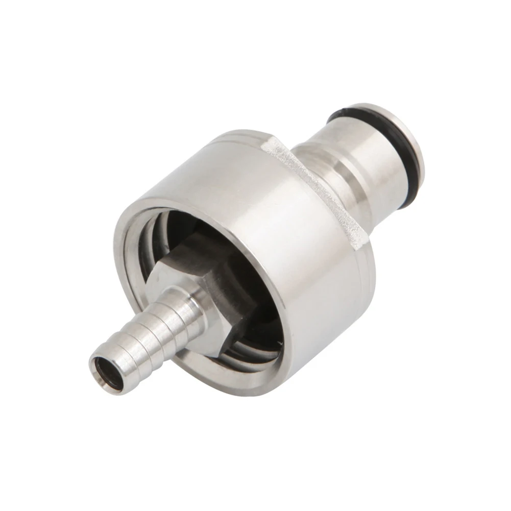 

1pc Stainless Steel Inflatable Join Carbonation Pressure PET Bottle Filling Wine Beer Sprite Brewing Coke Joint Adapter 6cm