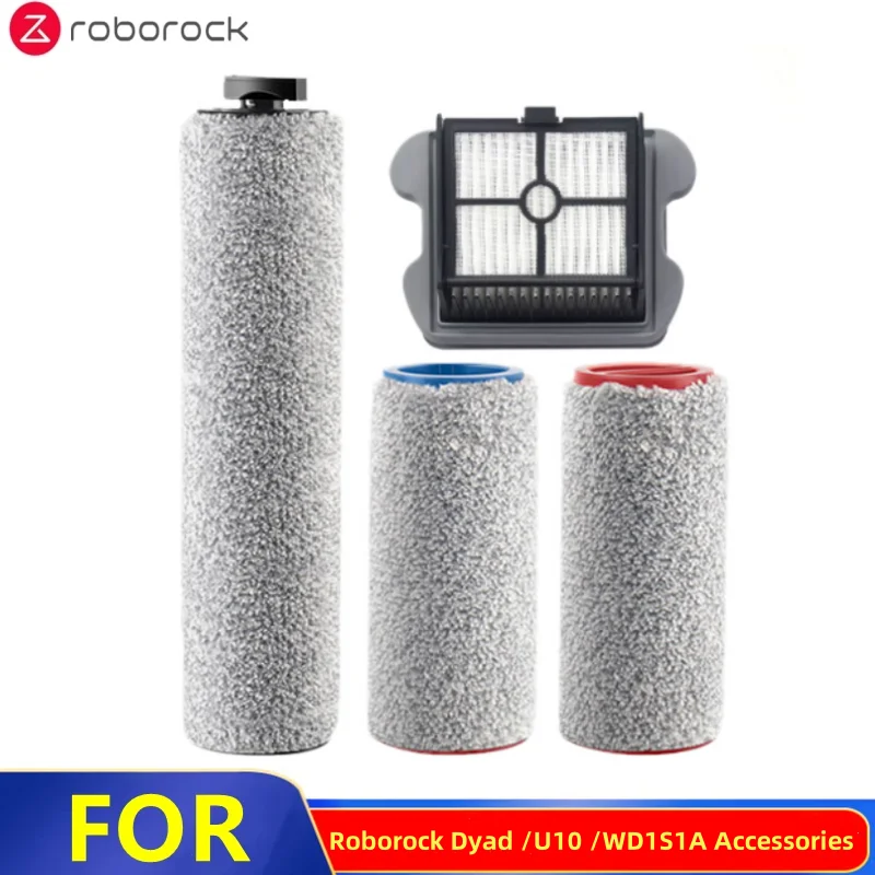Фото Оригинальный Roborock Dyad U10 WD1S1A беспроводной скребок для пола пылесос съемная роликовая щетка моющийся фильтр аксессуары №1