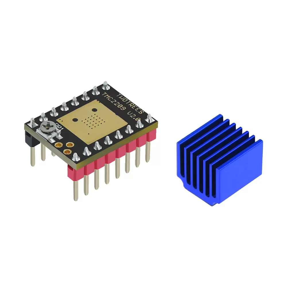

5Pcs Twotrees TMC2209 Nema17 Stepper Motor Driver Stepstick 2.5A Uart Ultra Silent For 3D Printer Motherboard MKS Gen Robin