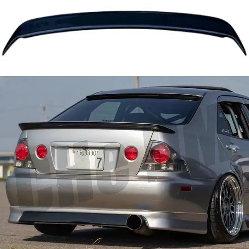 IS200 модифицированный TRD стиль черный/настоящее углеродное волокно задний