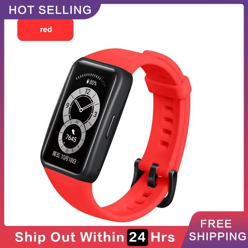 

Ремешок силиконовый для смарт-часов Huawei, модный спортивный мягкий монохромный браслет для наручных часов, аксессуары