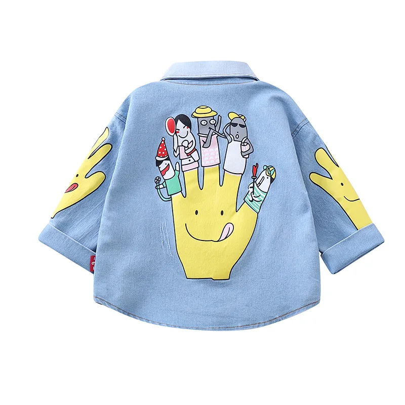 

New Spring Autumn Fashion Baby Boys Girls Clothes Children Cotton Cartoon Jacket Toddler Casual Costume Infant Kids YY096